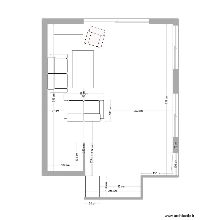 appartement marcq v2. Plan de 0 pièce et 0 m2