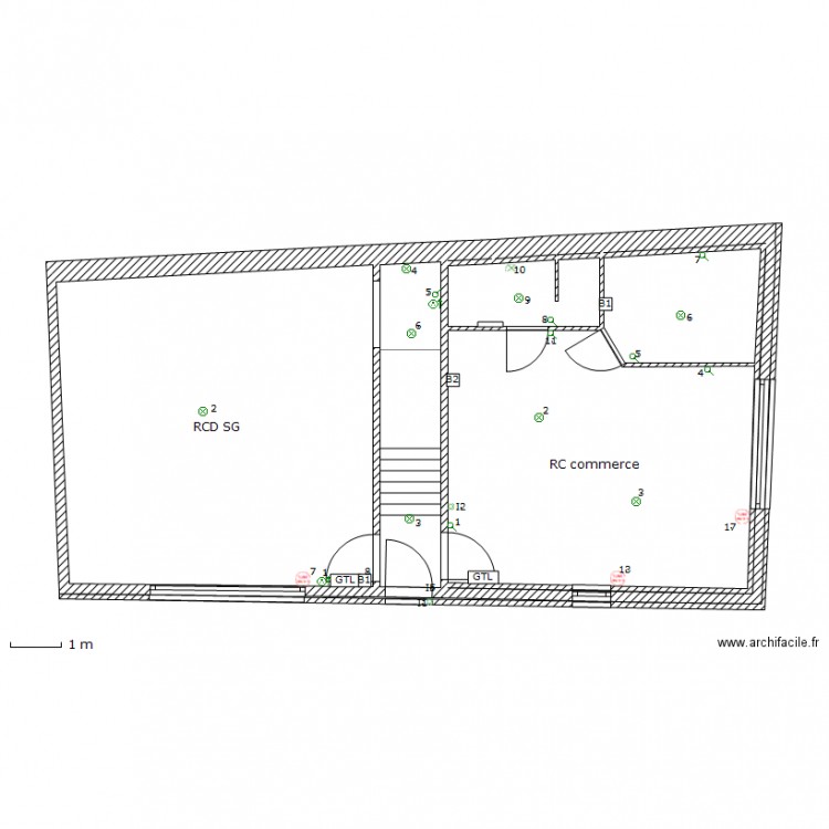 RdeC eclairage. Plan de 0 pièce et 0 m2