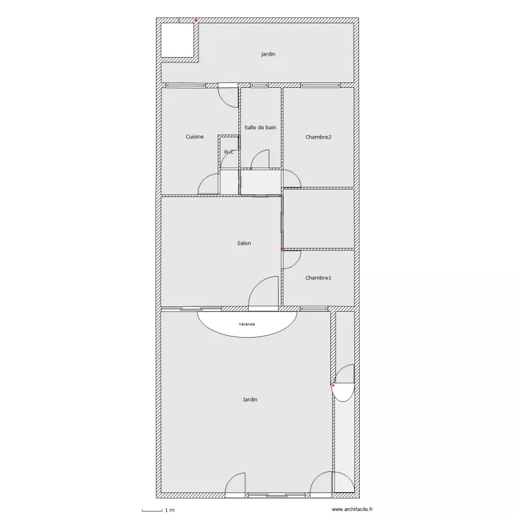Rez-de-chauss&eacute;e 1. Plan de 