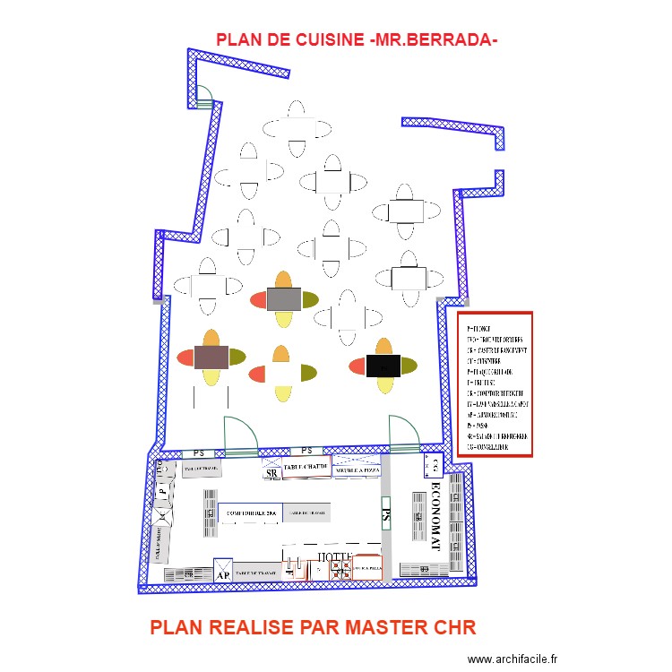 PLAN DE CUISINE. Plan de 0 pièce et 0 m2