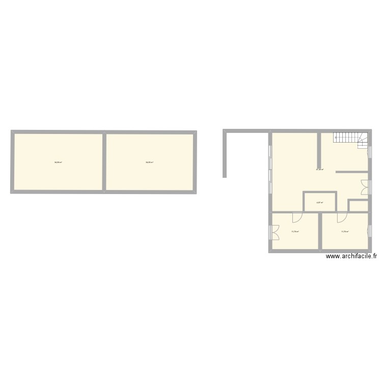 18 PO. Plan de 0 pièce et 0 m2