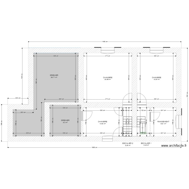 SCHATZ ETAGE. Plan de 0 pièce et 0 m2