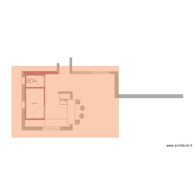 Pool house. Plan de 0 pièce et 0 m2