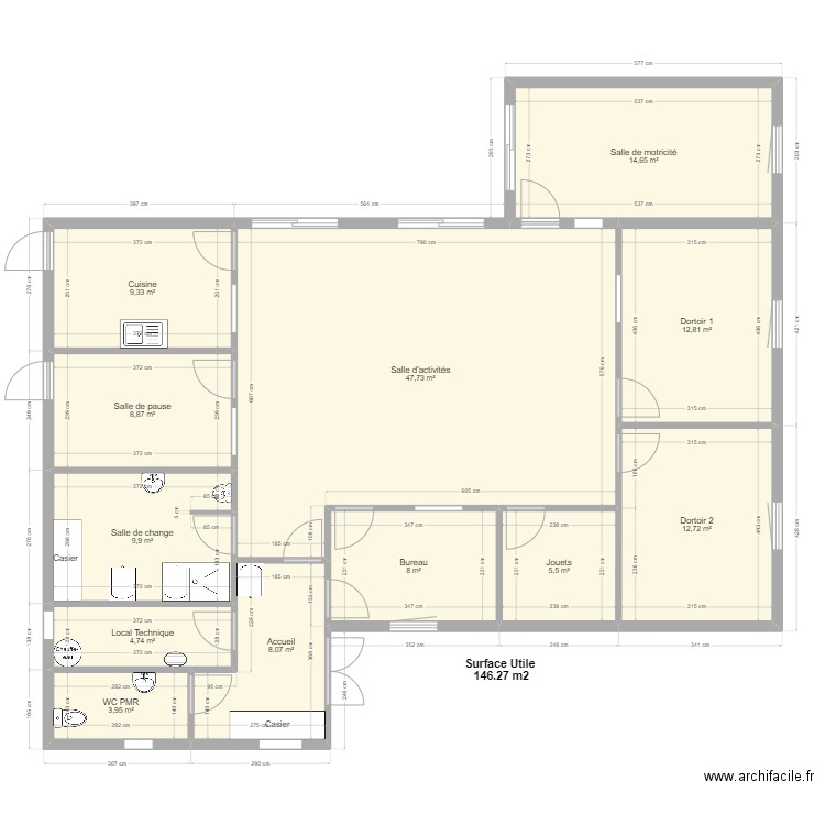 MICRO CRECHE 3. Plan de 0 pièce et 0 m2
