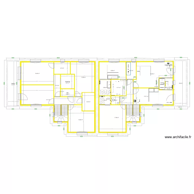 SAINT JULIEN étage . Plan de SAINT JULIEN étage . Plan de