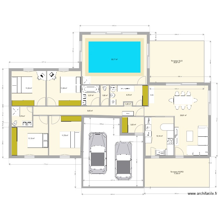 Plan maison. Plan de 0 pièce et 0 m2