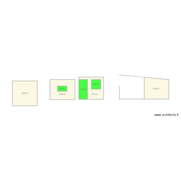 cabanne. Plan de 0 pièce et 0 m2