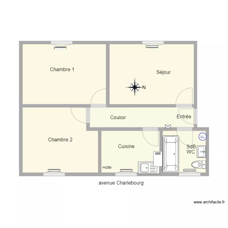 38 Charlebourg 203. Plan de 38 Charlebourg 203. Plan de