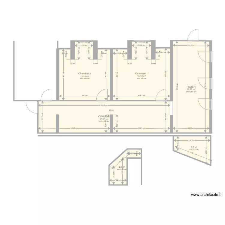 RIVIERE INT. Plan de 
