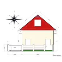 Fa&ccedil;ade nord apr&egrave;s travaux
