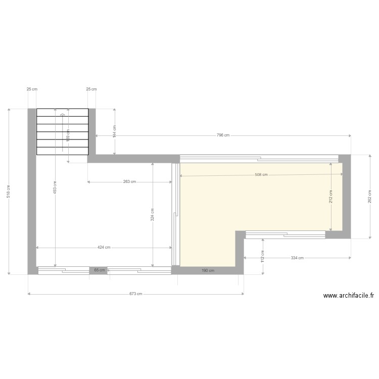 Terrase Projet 2. Plan de 0 pièce et 0 m2