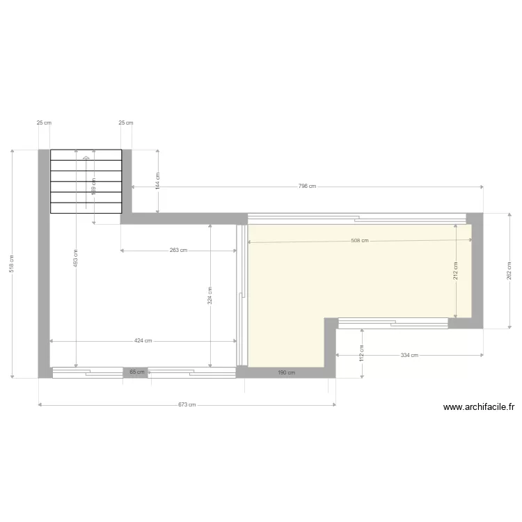 Terrase Projet 2. Plan de 