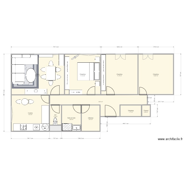 Appartement N15 3. Plan de 0 pièce et 0 m2