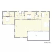 Maison id&eacute;ale sans meuble version 100 avec extension