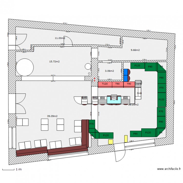 Future LPDM Meublé. Plan de 0 pièce et 0 m2