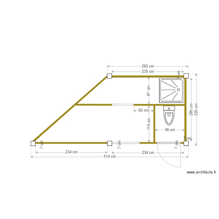 Pool house Néoules. Plan de 0 pièce et 0 m2