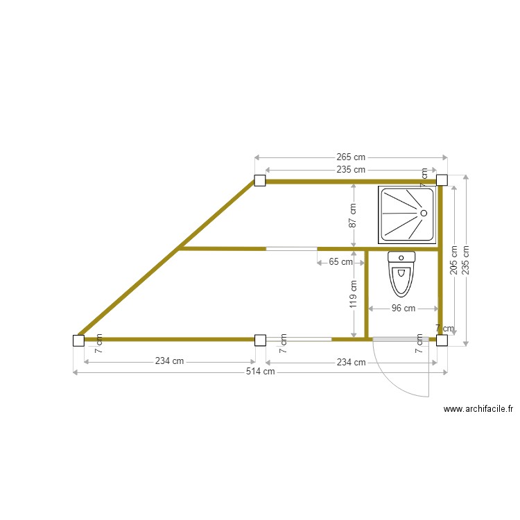 Pool house Néoules. Plan de 0 pièce et 0 m2