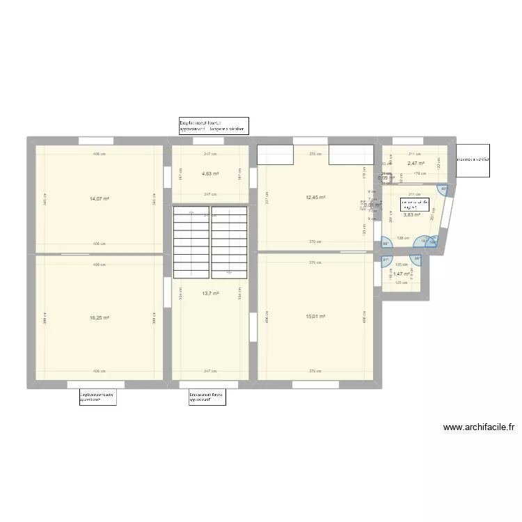 GL 1er étage. Plan de GL 1er étage. Plan de