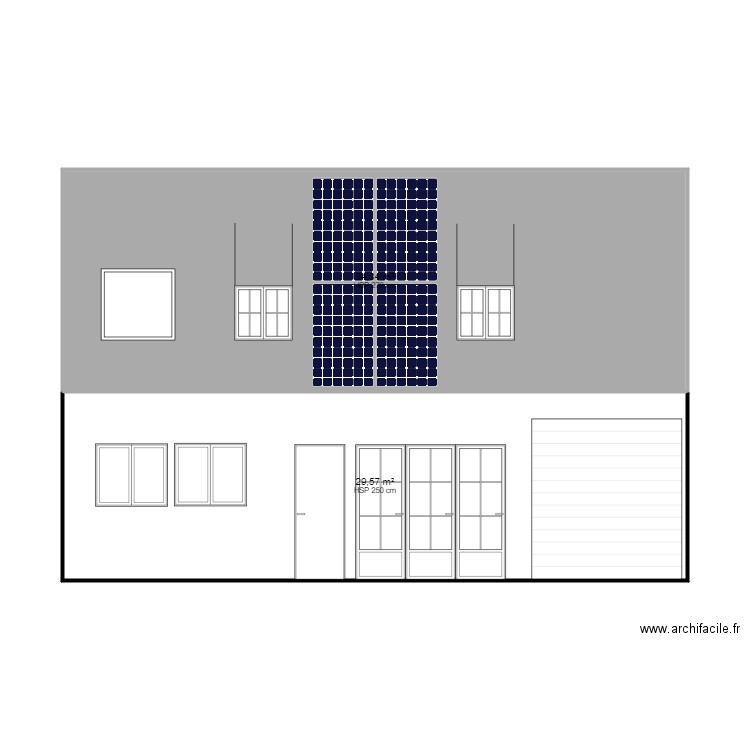 facade boissy. Plan de 0 pièce et 0 m2