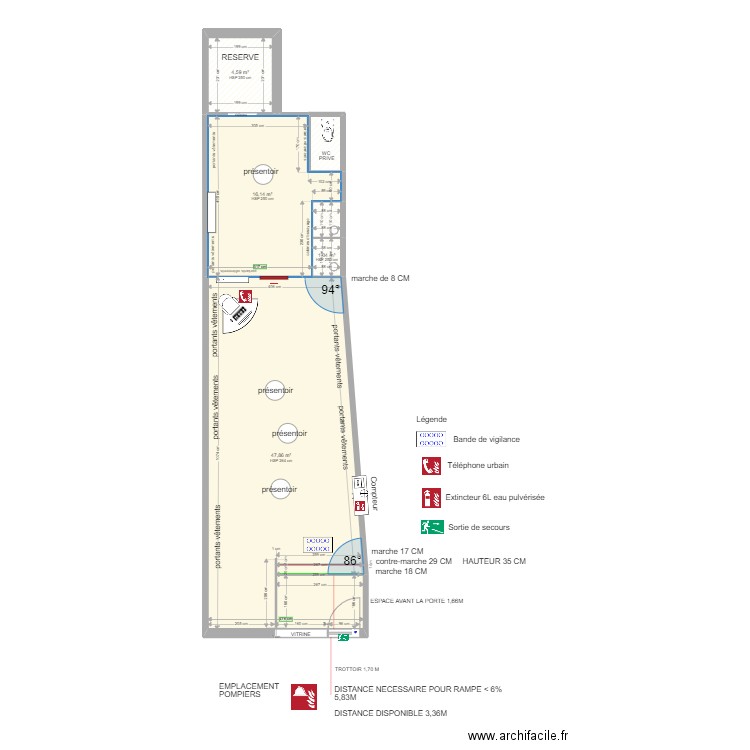 ESPRIT MODJOH. Plan de 6 pièces et 72 m2