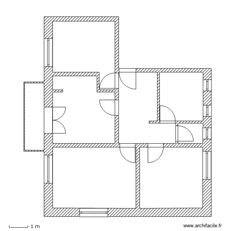REMOND - STE CROIX EN PLAINE. Plan de 