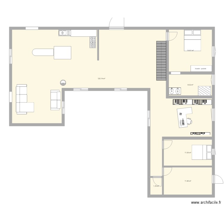 pilles 2. Plan de 0 pièce et 0 m2