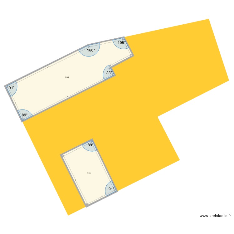 terrain. Plan de 0 pièce et 0 m2