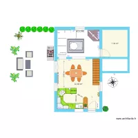 Gite cot&eacute; cuisine salon 3 &eacute;lec