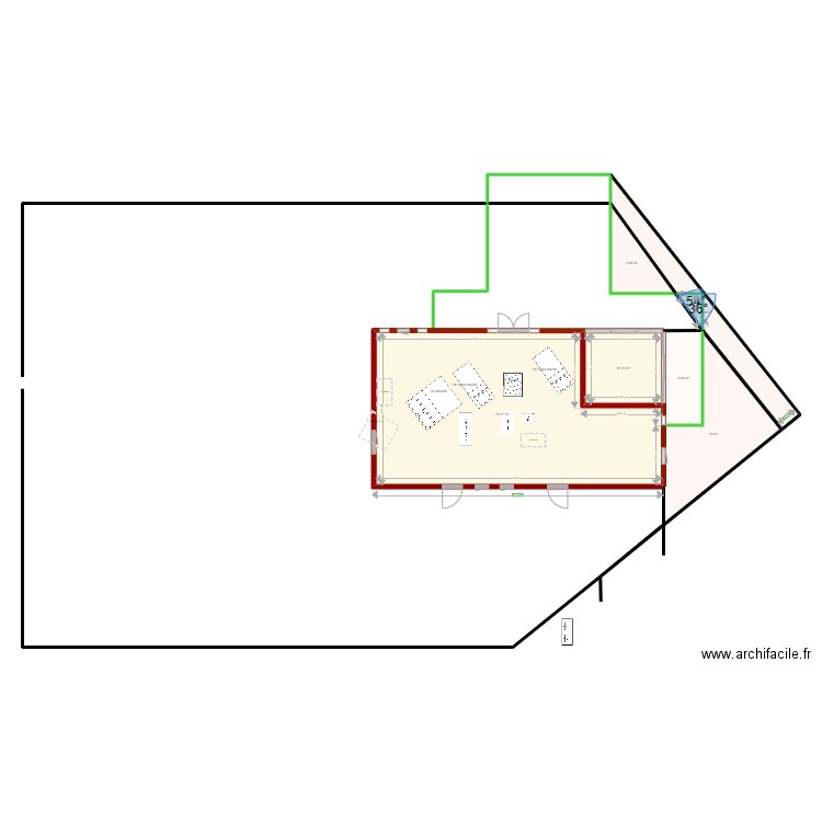 Favone Parcelle & Villa. Plan de 0 pièce et 0 m2