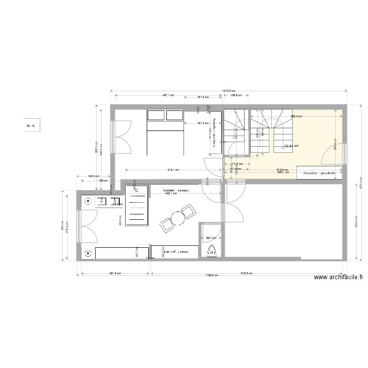  Projet RDC AML Roure 2. Plan de 0 pièce et 0 m2