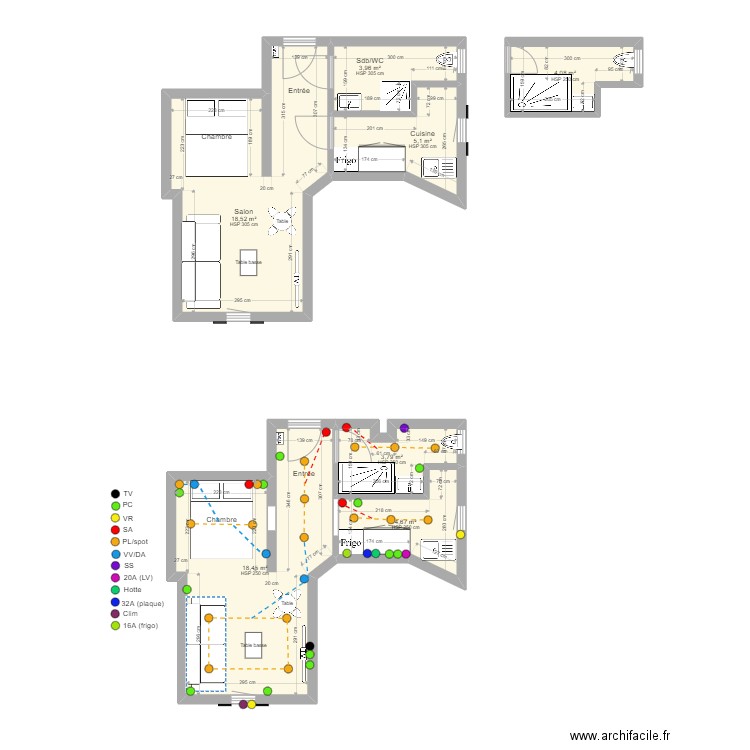 RPAL_catalan. Plan de 7 pièces et 59 m2