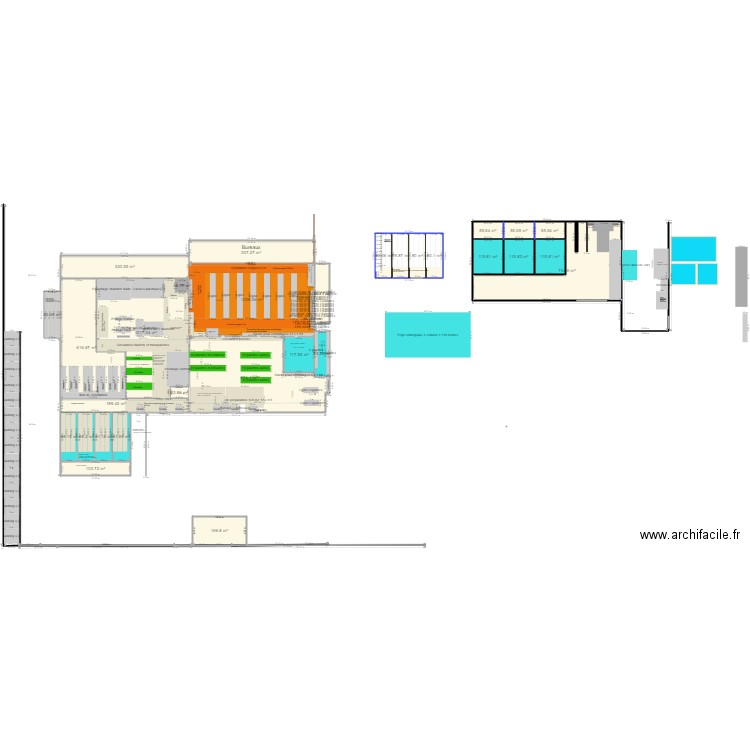 Projet agencement Station de conditionnement v2. Plan de 0 pièce et 0 m2