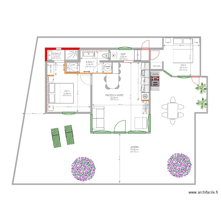 CASA PARIS PYLA. Plan de 0 pièce et 0 m2