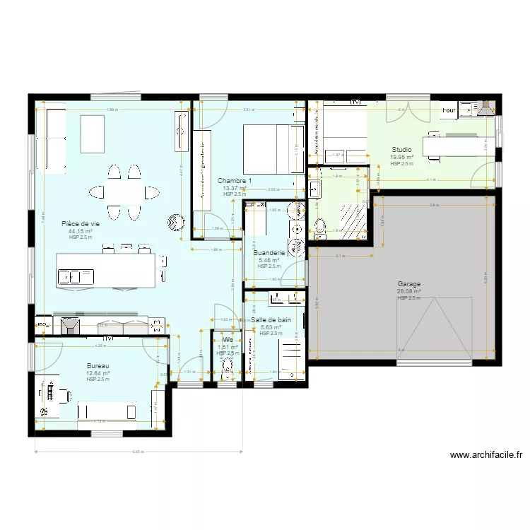 BARTHE LOUIS Sylvie et Luc. Plan de 