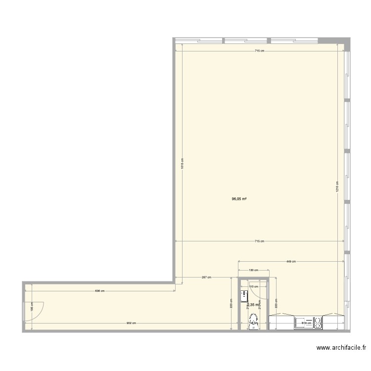 veloland bureau 2. Plan de 0 pièce et 0 m2