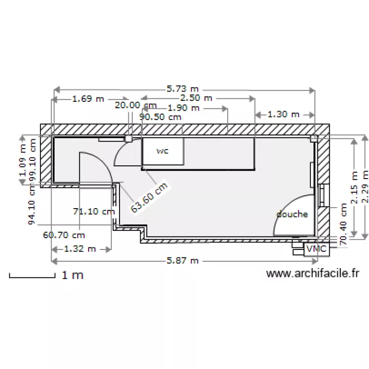 projet2 s/sol vide. Plan de 