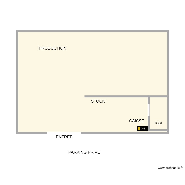 BRASSERIE LA MAURE BORMES. Plan de 0 pièce et 0 m2