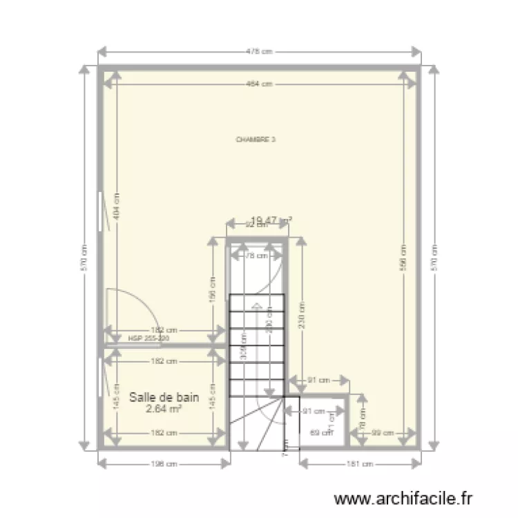 ETAGE 2 PROJET. Plan de ETAGE 2 PROJET. Plan de