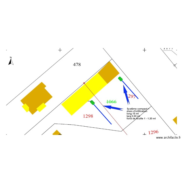 costes. Plan de 0 pièce et 0 m2