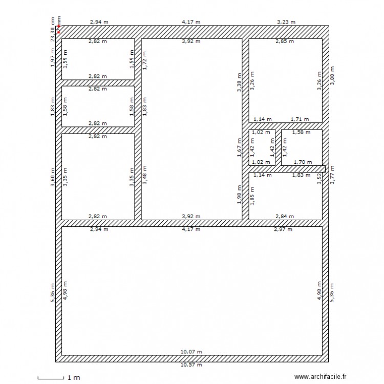 cremade. Plan de 0 pièce et 0 m2