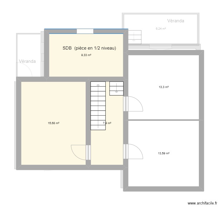 Decat Hannsens. Plan de 0 pièce et 0 m2