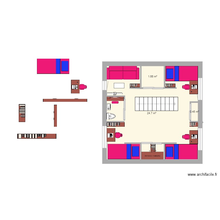 haut 4. Plan de 0 pièce et 0 m2