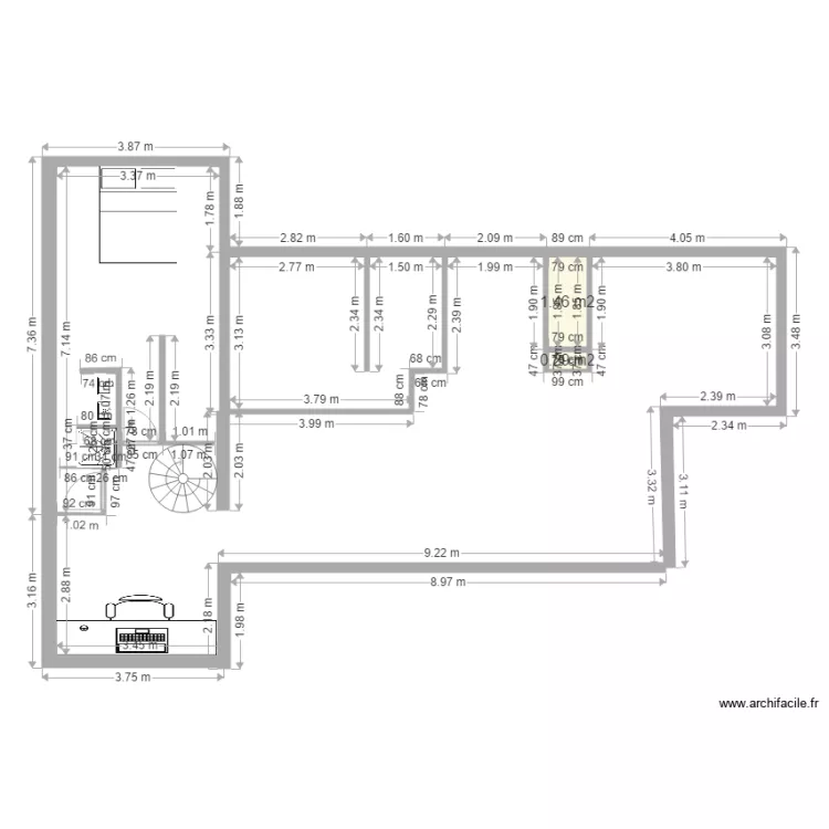 Agrandissement 11 2016. Plan de 