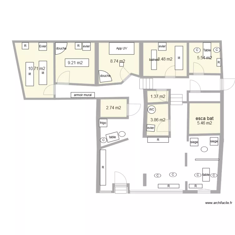 fond institut saint genis 134m2. Plan de fond institut saint genis 134m2. Plan de