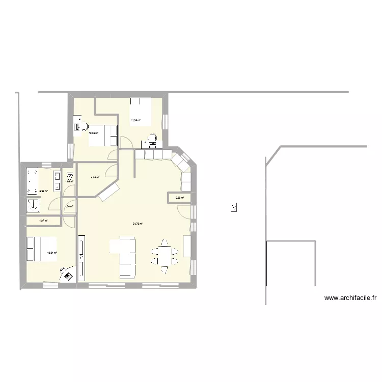 projet G&eacute; PP. Plan de 