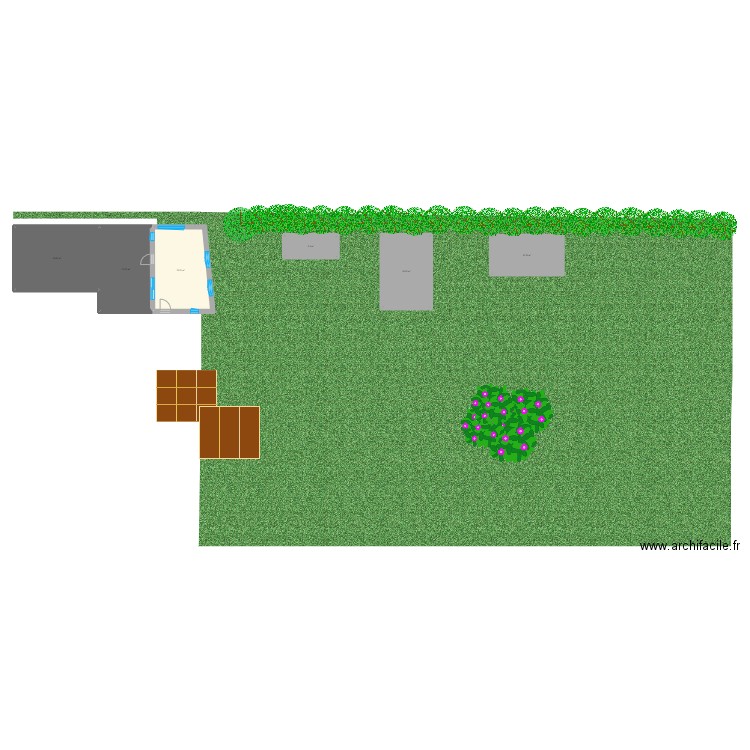 plan de masse. Plan de 0 pièce et 0 m2