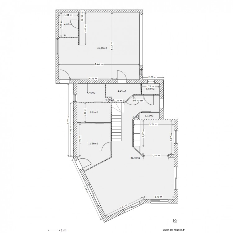 Dalmais bas cotations. Plan de 0 pièce et 0 m2