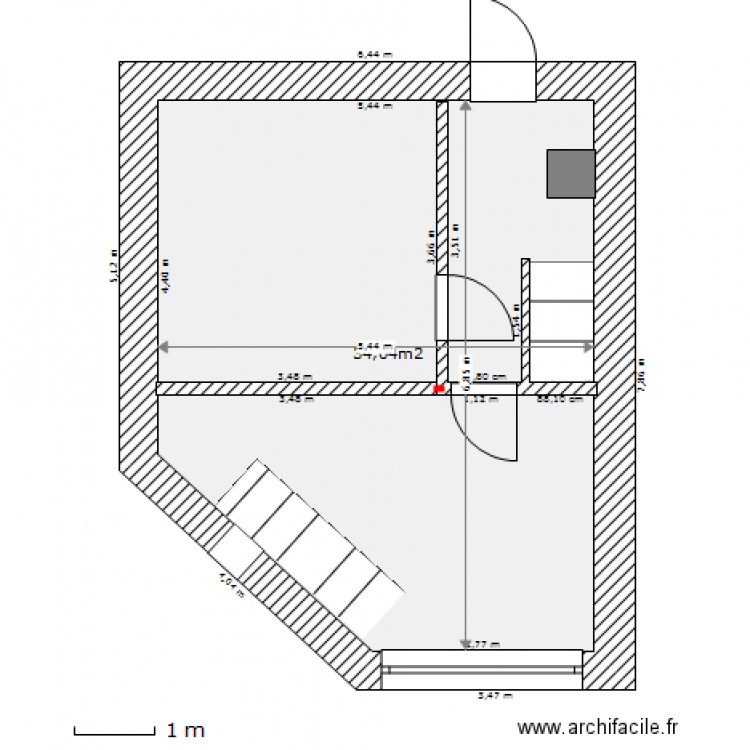 GrangeEtage1 par le troll. Plan de 0 pièce et 0 m2