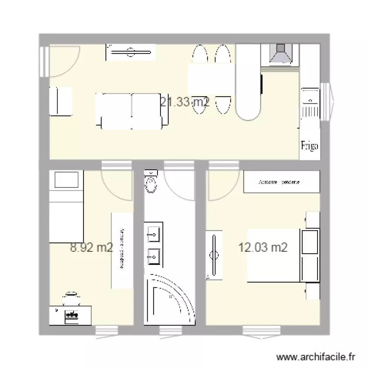 Eco quartier F1. Plan de 