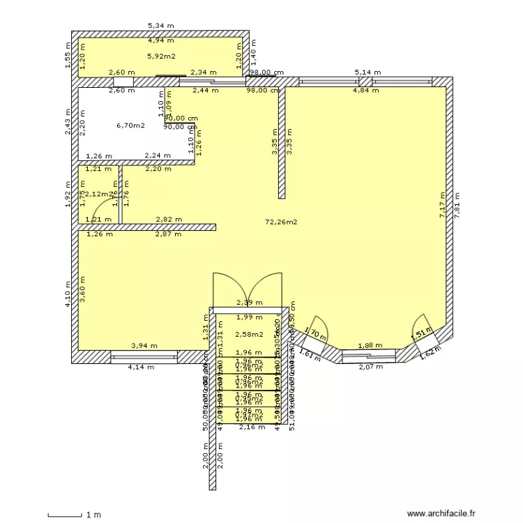 Reception du Villa de Sidi Rahal. Plan de Reception du Villa de Sidi Rahal. Plan de